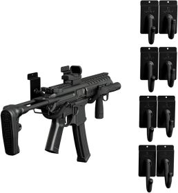 Hold Up Displays - Horizontal Gun Wall Mount for Indoor Display - Shotgun Holder - Bow Wall Hanger - Rifle Wall Mount - Heavy Duty Steel Slatwall Hold Up Displays - Horizontal Gun Wall Mount for Indoor Display - Shotgun Holder - Bow Wall Hanger - Rifle Wall Mount - Heavy Duty Steel Slatwall