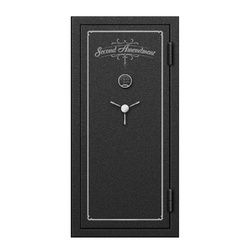Fire-Resistant 24-Rifle Shotgun Gun Safe with Ammo Pouches Fire-Resistant 24-Rifle Shotgun Gun Safe with Ammo Pouches